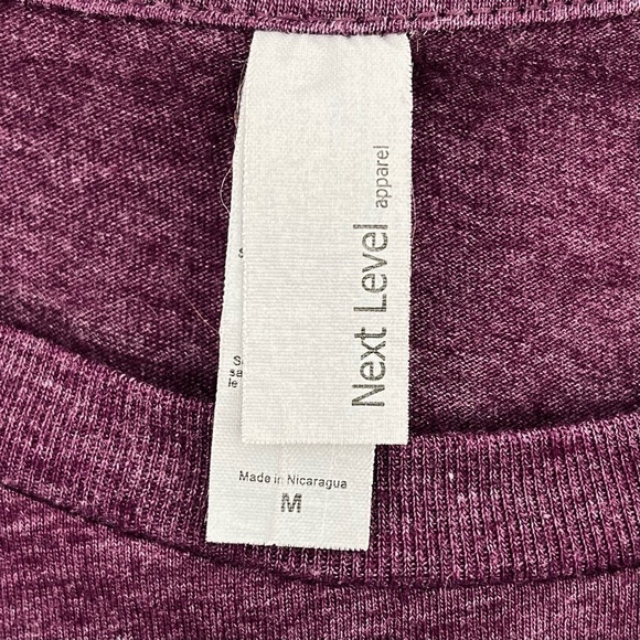 Next Level Pumpkin Spice Purple Graphic Slim Fit Crewneck Tee - Picture 6 of 7